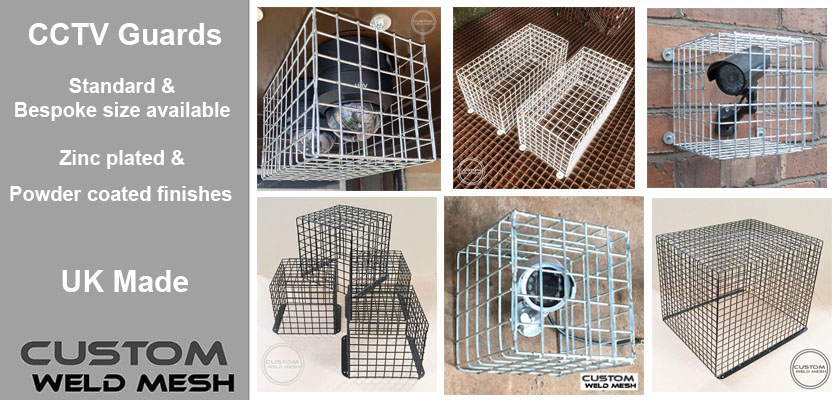 CCTV camera guards AMPR camera wire mesh partition 
